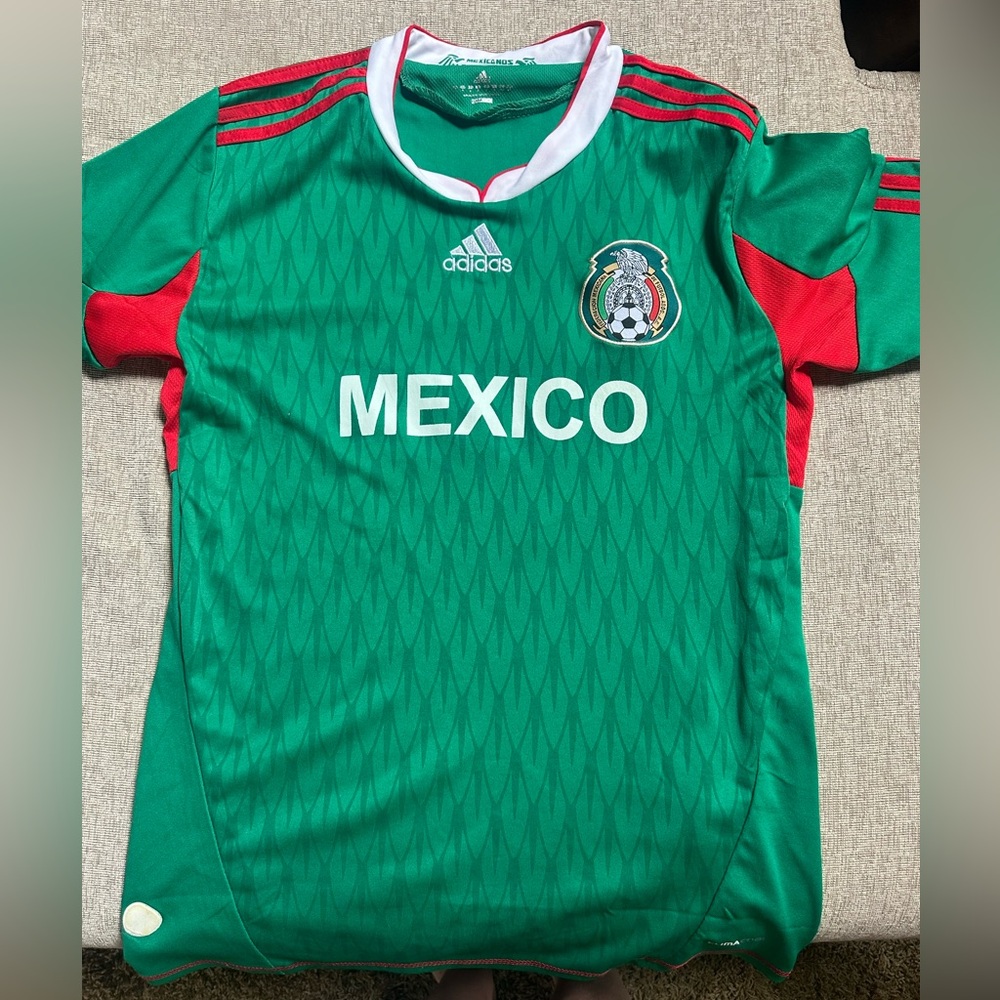 Adidas Green Mexico ClimaCool soccer Jersey: Chicharito 14 Small - Picture 1 of 7